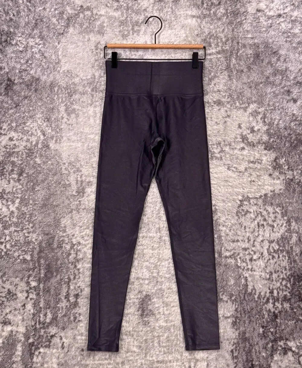 Carbon38 Takara Shine Leggings Small Womens Gray High Rise Ankle